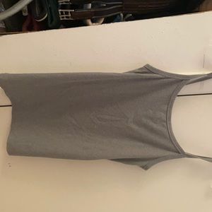 Grey Spaghetti Strap